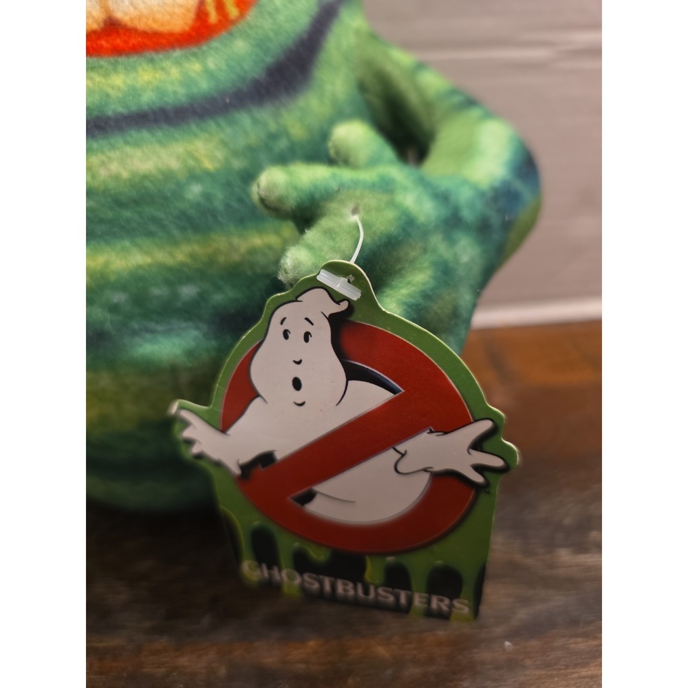 NWT 2018 Ghostbusters Plush Slimer Green Slime Stuffed Animal By Toy Factory - Picture 4 of 10